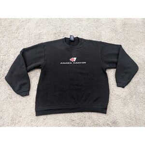 Vintage Collection Unique Sweater‎ Mens Small Pullover Fleece Agawa Canyon
